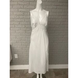 Jasper Conrad White Long Lingerie Sleepwear Size 14